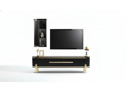 tv Schrank Luxus Sideboard Möbel Kommode Wohnzimmerschrank Schränke Regal Holz