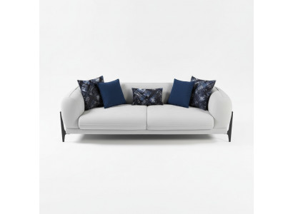 Sofa Couch Polster Dreisitzer Grau Couchen Möbel Modern Design 3er Sofas Neu