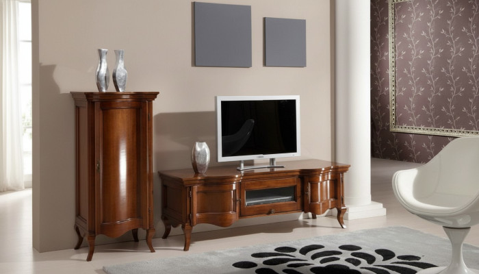 tv Scrhank Anrichte Braun rtv sideboard Kommode Schrank Regal Luxus Schränke Neu