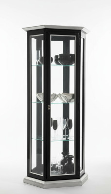 Vitrine Glasschrank Schwarz Luxus Italienische Möbel Vitrine Schränke Wohnzimmer