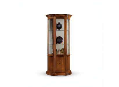 Luxus Holz Vitrine Anrichte Design Schränke Braun Italienische Möbel Neu Schrank