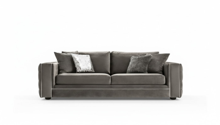 Hochwertige Sofa 4 Sitzer Polstersofas Designer Couch Sofa Luxus Chesterfield