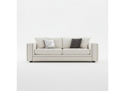 Klassische Chesterfield Dreisitzer Möbel Sofa Luxus Couchen beige 3 Sitz Sofas
