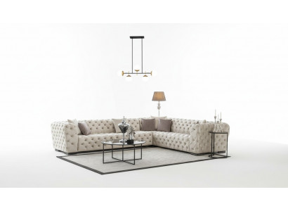 Chesterfield Polstersofa Sofa Ecksofa Garnitur Polster Luxus Ecke Sofas Neu