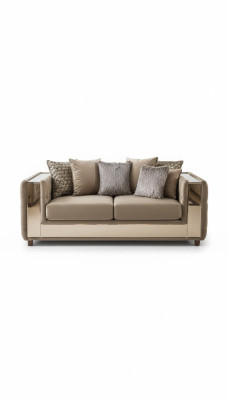 Chesterfield Sofa 4 Sitz Wohnzimmer Modern Design Blau Sofas Textil Couchen
