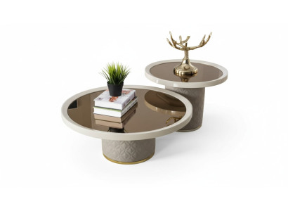 Luxus Moderner Couchtisch Tisch Design Tische Holz Wohnzimmer Beistell Neu
