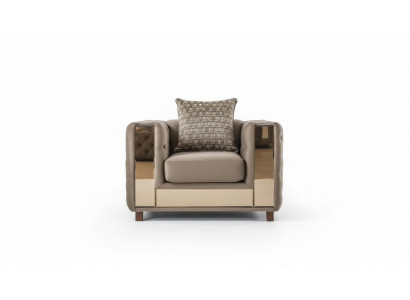 Luxus Sessel Chesterfield Einsitzer klassisch Couch Möbel Einrichtung Sofa 1er