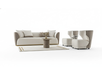 Luxus Sessel Design Sofa Sitzer Lounge Club Polster klassisch Sitz Relax Neu