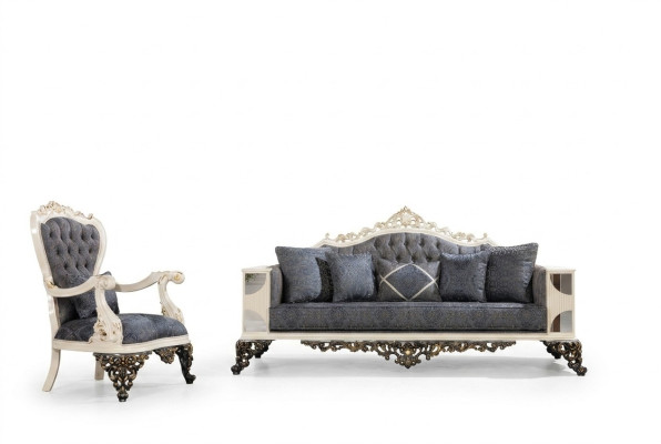 Sofagarnitur 3+1Sitzer Set Design Sofas Polster Couchen Relax Klassisch Sofa neu