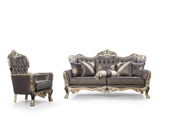 Sofagarnitur 3+1Sitzer Set Design Sofas Polster Couchen Relax Klassisch Sofa neu