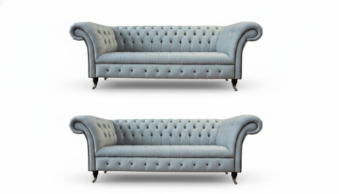 Designer Wohnzimmer Set 2x 3 Sitzer Sofas Luxus Wohnzimmer Set Möbel