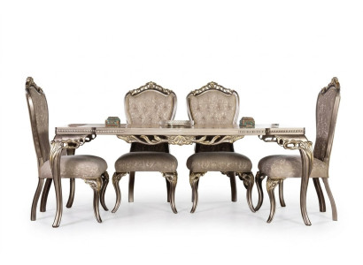 Braune Chesterfield Luxus Stühle Designer Esstisch Exklusive Esszimmer Möbel