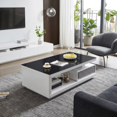 Luxus Couchtisch Ablagetisch Beistelltisch Glastisch Moderne Möbel Design