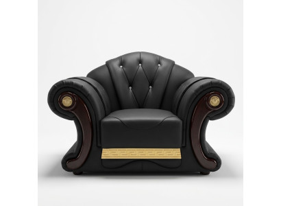 Luxus Sessel Chesterfield Einsitzer Couch Möbel Einrichtung Sofa 1er