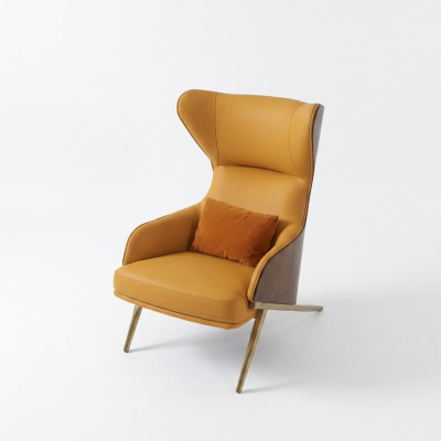Luxus Sessel Einsitzer Sofa Couch Möbel Einrichtung Kanzlei Hotel Neu