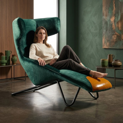 Luxus Grüner Sessel 1-Sitzer Wohnzimmer Polster Sitzmöbel Polstersessel