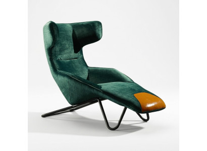 Luxus Grüner Sessel 1-Sitzer Wohnzimmer Polster Sitzmöbel Polstersessel