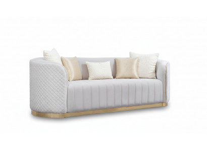 Ovale Couch Zweisitzer Couchen Möbel Sofa Einrichtung Wohnzimmer Sofas