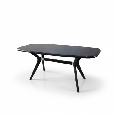 Schwarzer Esstisch 160x85 Esszimmer Tisch Esstische Tische Möbel Holz