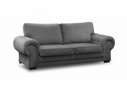 Luxus Sofa Couch Gepolsterte Sofas Polster Möbel Dreisitzer Stoff Samt