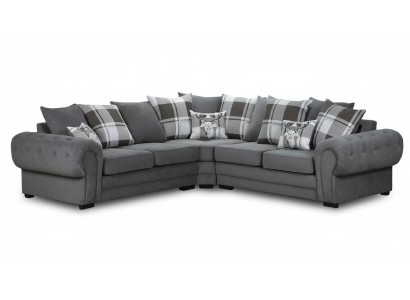 Stoffsofa Luxus Stoff Eckgarnitur Wohnzimmer Ecksofa Sofas L-Form Sofa Ecke