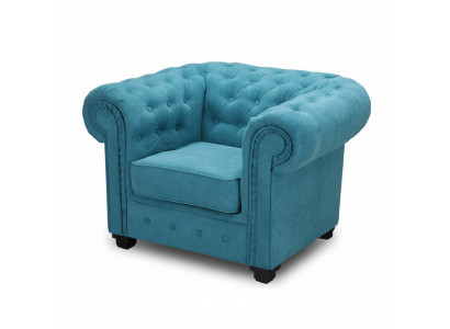 Sessel Luxus Bequemer Sessel Italienischer Stil Wohnzimmer Chesterfield