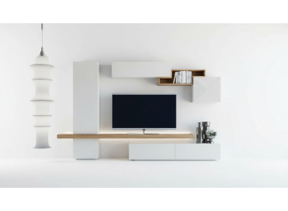 Moderne Weiße Wohnwand Wohnzimmermöbel Wohnwände Schränke Möbel Neu