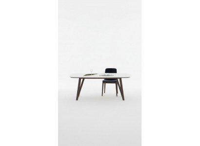 Walnuss Natur Küchentisch Esszimmermöbel Moderner Stil Luxus Möbel Tisch