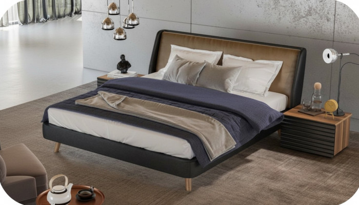 Moderner Holz Nachttisch Ablagetisch Kleiner Beistelltisch Schlafzimmer