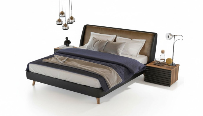 Moderner Holz Nachttisch Ablagetisch Kleiner Beistelltisch Schlafzimmer