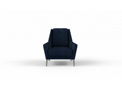 Blauer Relax Sessel Moderner Einsitzer Wohnzimmermöbel Clubsessel Neu