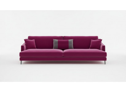 Rosa Dreisitzer Moderne Couch Wohnzimmer Sofas Stilmöbel Luxus Design