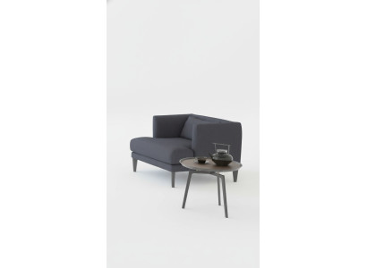 Grauer Einsitzer Luxus Designer Sessel Ruhesessel Ohrensessel Modern