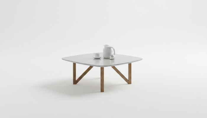 Couchtisch Wohnzimmer Tisch Luxus Walnuss Natur Designer Beistelltisch