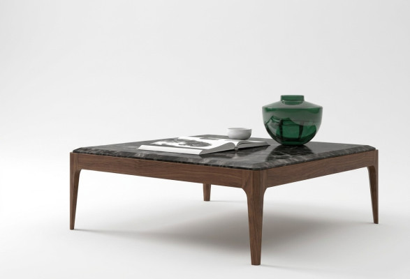 Loungetisch Toros Schwarzer Marmor Couchtisch Kaffeetischen Moderner Stil