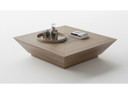 Couchtische Rechteckiger Luxus Designer Tische Walnuss Natur