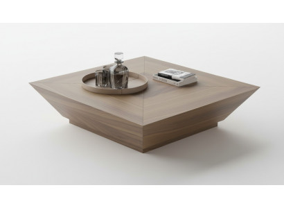 Couchtische Rechteckiger Luxus Designer Tische Walnuss Natur