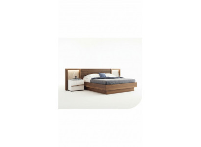 Walnuss Natur Nachttisch Schlafzimmer Beistelltische Luxus