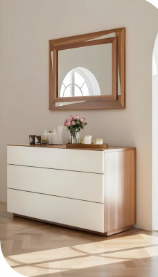 Weiß Braune Schlafzimmerkommode Luxus Konsole Stauraum Edle Echtholzmöbel