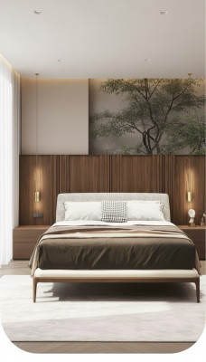 Weißes Bett Luxus Betgestell Moderne Schlafzimmermöbel Holzgestell