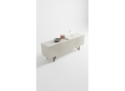 Moderne Graue Kommode Luxus Anrichte Unterschrank mit Stauraum Stil