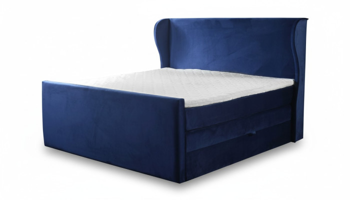Bett Doppelbett Schlafzimmer Samt Polster Betten Design Möbel Polsterung