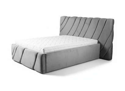Graues Bett Samt Betten Doppelbett 140x200 Design Betten Hotel Einrichtung
