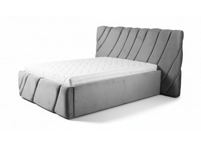 Graues Bett Samt Betten Doppelbett 140x200 Design Betten Hotel Einrichtung