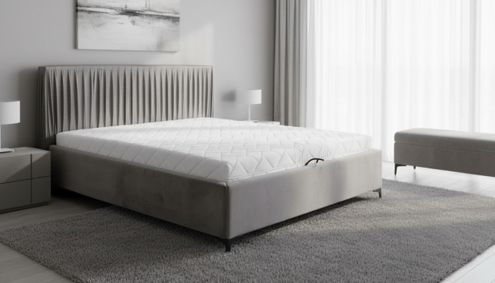 Bett mit Bettkasten Schlafzimmer Polster Betten Elegante Hotel Zimmer Möbel