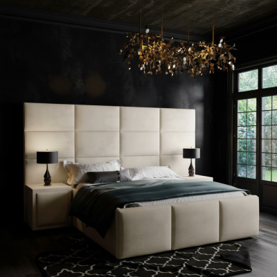 Doppelbett Bett Polster Betten Design Schlafzimmer Möbel Einrichtung 180x200cm
