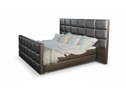 Graues Doppelbett Moderne Schlafzimmer Betten Elegante Lederbetten Neu