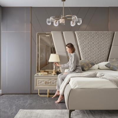 Design Nachttisch Konsole Beistell Tische Schlaf Zimmer Holz Luxus Konsolen Neu