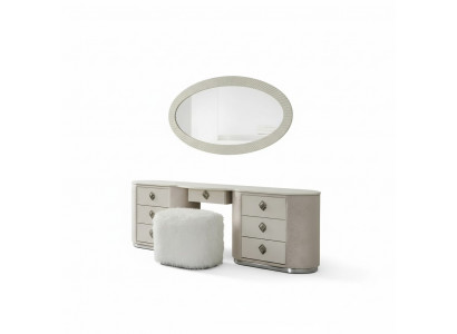 Schminktisch Set Konsole Spiegel Schlafzimmer Möbel Design Hocker Set Neu