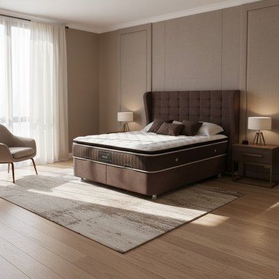 Luxus Schlafzimmer Bett Doppel Betten Design Möbel Bettrahmen Hotel